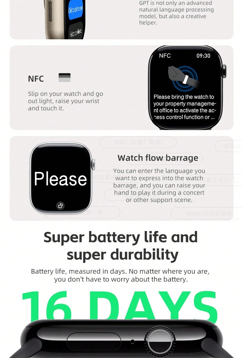 DIONA S3 Mini Smartwatch: Stylish Health Tracker Color-2 Color-3 Color-2-Color-3-