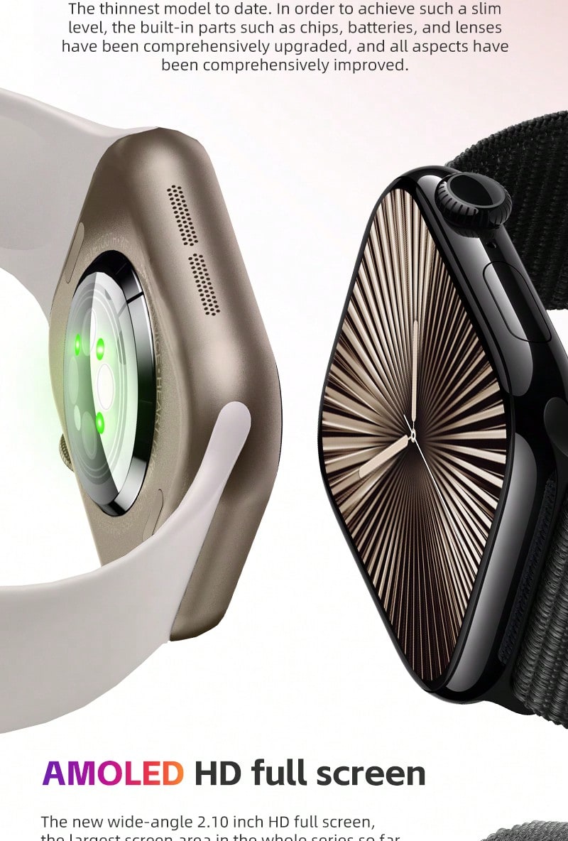 DIONA S3 Mini Smartwatch: Stylish Health Tracker Color-2 Color-3 Color-2-Color-3-