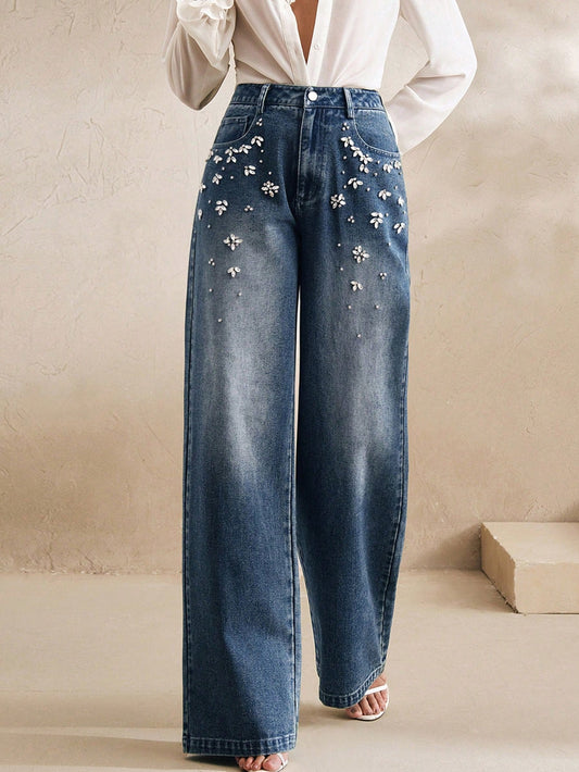 Elegant Handmade Straight Leg Pants: Chic and Comfy Spring/Summer Outfits for Women Light Wash / S Light Wash / M Light Wash / L Light Wash / S-Light Wash / M-Light Wash / L-Light Wash / XL-Dark Grey / S-Dark Grey / M-Dark Grey / L-Dark Grey / XL-Dark Wash / S-Dark Wash / M-Dark Wash / L-Dark Wash / XL-