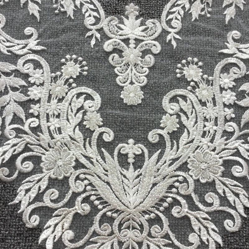 1Piece Embroidery Lace Appliques For Wedding Dresses Patches Repair Ropa - Fashionqueene.com