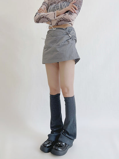 Casual Flared Solid Color Leg Warmers WHITE / One_size BLACK / One_size LIGHT GRAY / One_size WHITE / One_size-BLACK / One_size-LIGHT GRAY / One_size-
