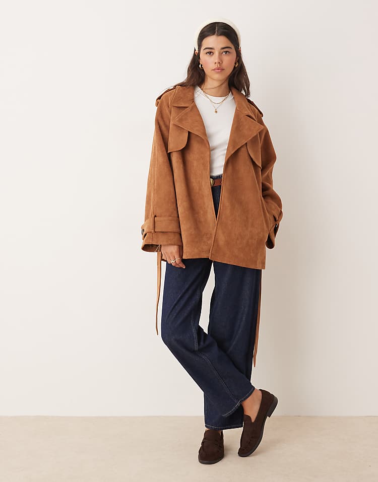 https://images.asos-media.com/products/miss-selfridge-faux-suede-mid-length-trench-coat-in-tan/208220237-2?$n_750w$&wid=750&fit=constrain