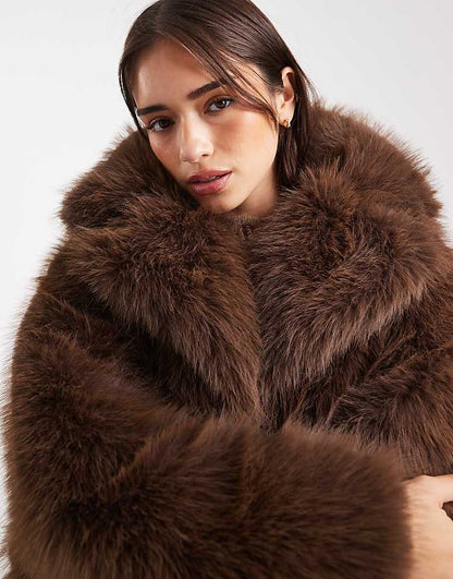 https://images.asos-media.com/products/miss-selfridge-faux-fur-crop-jacket-in-chocolate/208313526-3?$n_750w$&wid=750&fit=constrain