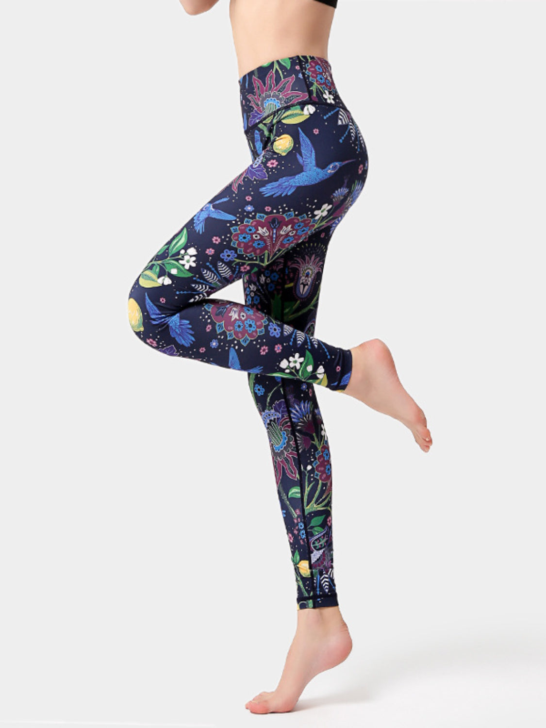 Printed High Waist Active Leggings Purple / L Orange / XL Peacock  Blue / XL Purple / L-Orange / XL-Peacock  Blue / XL-Purple / XL-Orange / M-Peacock  Blue / S-Orange / L-Peacock  Blue / M-Fuchsia Pink / M-Yellow / XL-Peacock  Blue / L-Purple / M-Fuchsia Pink / S-Yellow / S-Fuchsia Pink / XL-Yellow / L-Purple / S-Fuchsia Pink / L-Orange / S-Yellow / M-