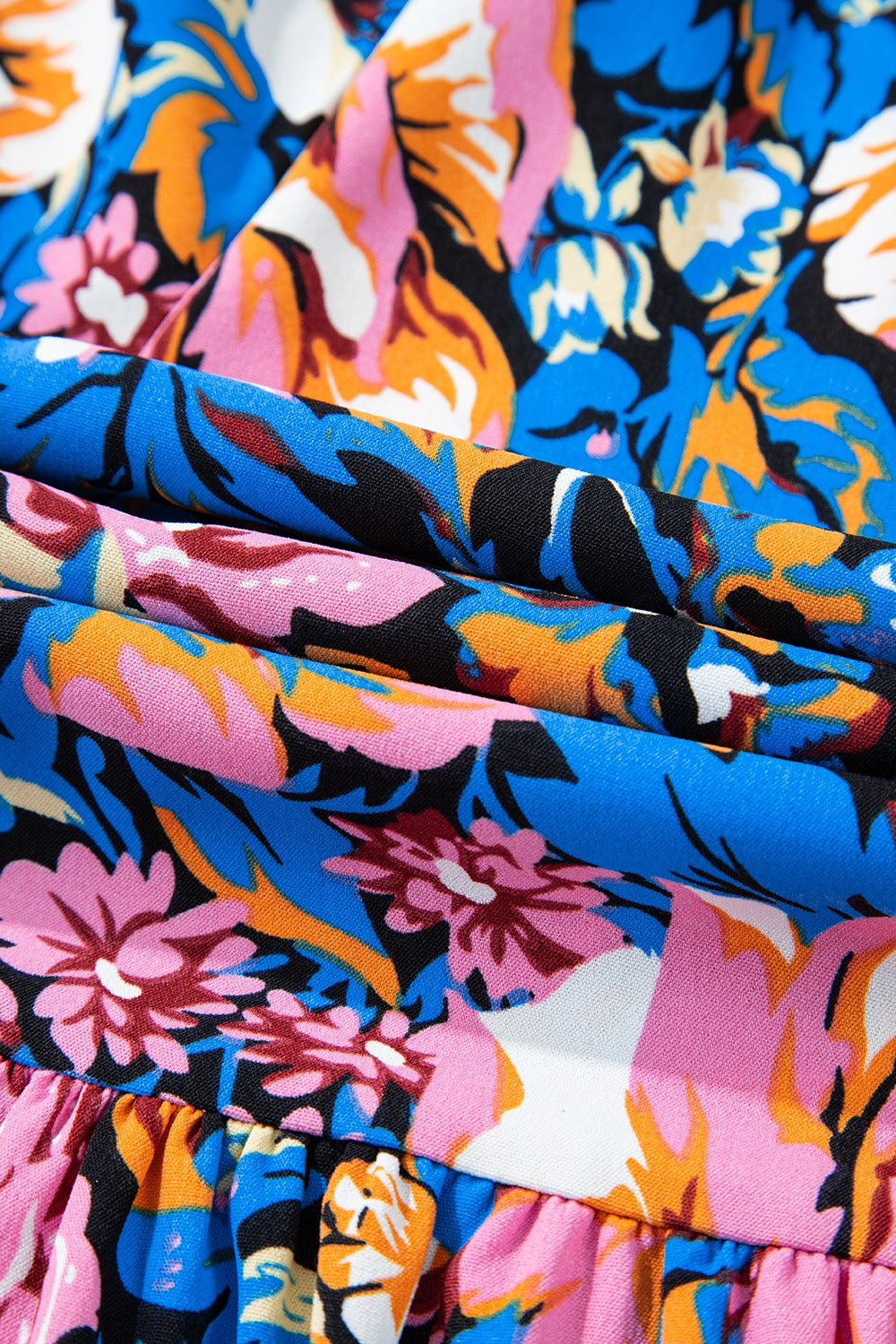 Floral Smocked Spaghetti Straps Wide Leg Jumpsuit Floral / M Floral / L Floral / XL Floral / M-Floral / L-Floral / XL-Floral / S-