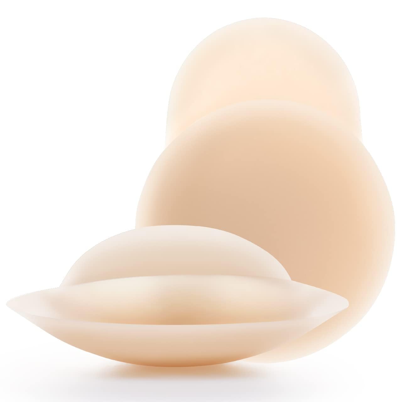 Nippies Nipple Covers for Women - Reusable Sticky Silicone Pasties with Travel Case - Original Circle or Lift Style Available