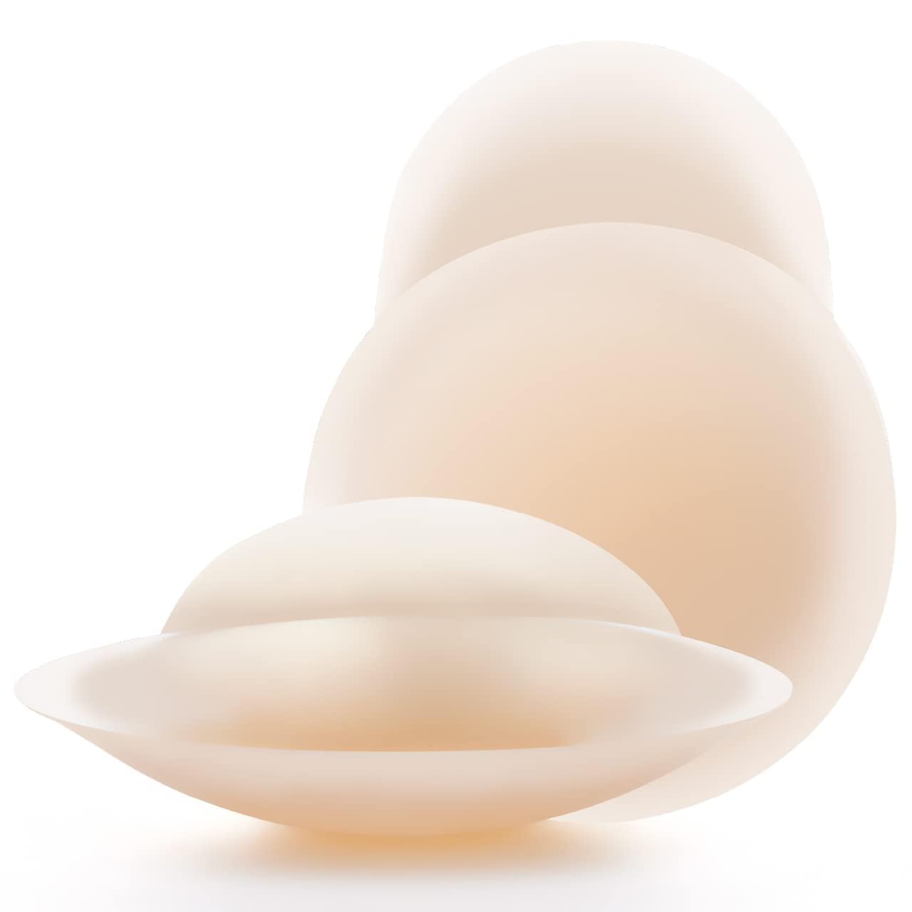 Nippies Nipple Covers for Women - Reusable Sticky Silicone Pasties with Travel Case - Original Circle or Lift Style Available