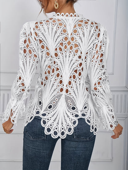 Cropped Asymmetric Shirt Sexy Solid Color Nightclub Semi-Sheer Summer Shirt