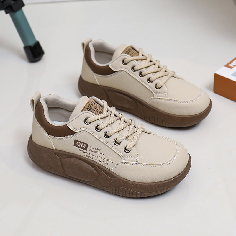 Lace Up Round Toe Platform Sneakers Khaki / 37(US6) Khaki / 38(US7) Black / 35(US4) Khaki / 37(US6)-Khaki / 38(US7)-Black / 35(US4)-Khaki / 39(US8)-Khaki / 40(US9)-Khaki / 41(US10)-Black / 36(US5)-Black / 37(US6)-Black / 38(US7)-Black / 39(US8)-Black / 40(US9)-Black / 41(US10)-Khaki / 35(US4)-Khaki / 36(US5)-