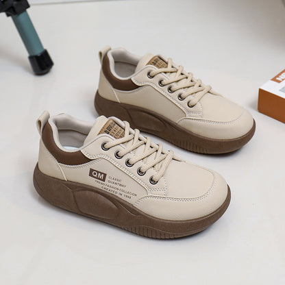 Lace Up Round Toe Platform Sneakers Khaki / 37(US6) Khaki / 38(US7) Black / 35(US4) Khaki / 37(US6)-Khaki / 38(US7)-Black / 35(US4)-Khaki / 39(US8)-Khaki / 40(US9)-Khaki / 41(US10)-Black / 36(US5)-Black / 37(US6)-Black / 38(US7)-Black / 39(US8)-Black / 40(US9)-Black / 41(US10)-Khaki / 35(US4)-Khaki / 36(US5)-