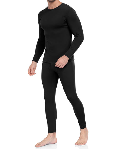 WEERTI Thermal Underwear for Men Long Johns with Fleece Lined Base Layer Men Cold Weather Top Bottom