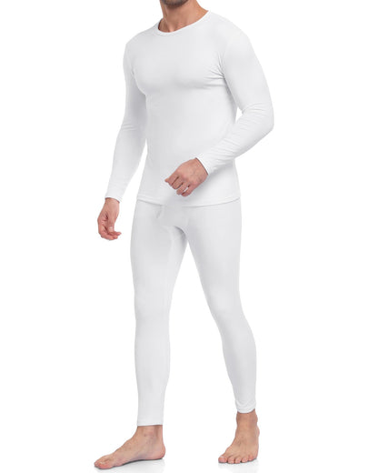 WEERTI Thermal Underwear for Men Long Johns with Fleece Lined Base Layer Men Cold Weather Top Bottom