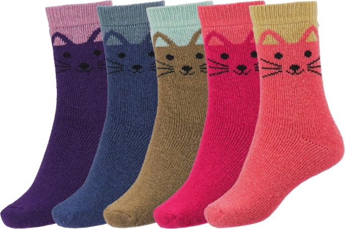 BomKinta Boot Socks for Women Winter Solid Thick Warm Socks Cozy Crew Socks Christmas Gift