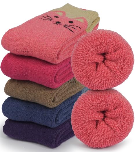 BomKinta Boot Socks for Women Winter Solid Thick Warm Socks Cozy Crew Socks Christmas Gift