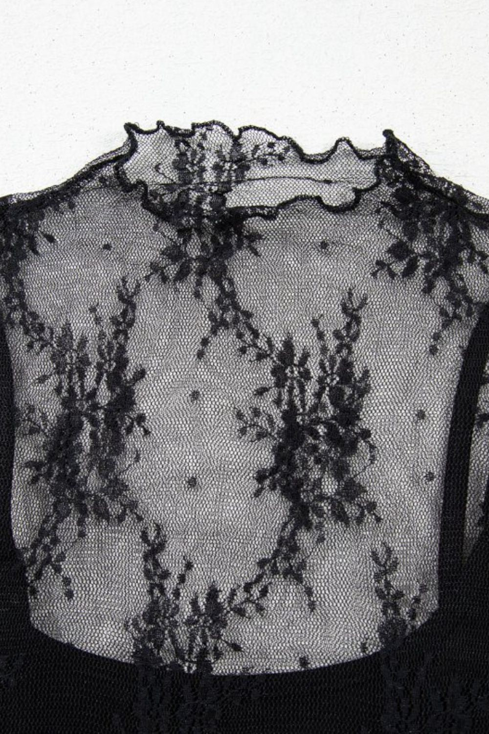 Floral Sheer Mesh Short Sleeve Top and Cami Set Black / S Black / M Black / XL Black / S-Black / M-Black / XL-Black / L-