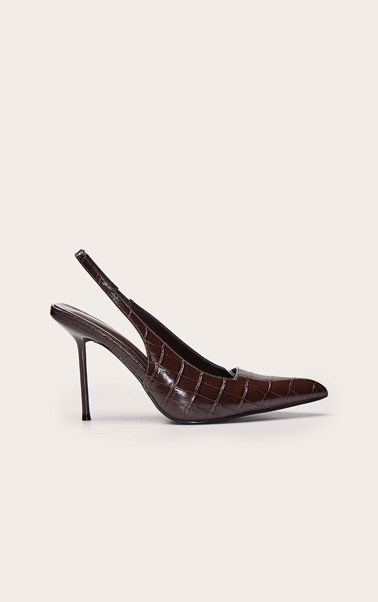 https://cdn-img.prettylittlething.com/5/7/0/b/570b68401e9be2088470627f19dc6f2792e7f79d_CNN8756_2_chocolate_croc_heeled_sling_back_court_shoe.jpg
