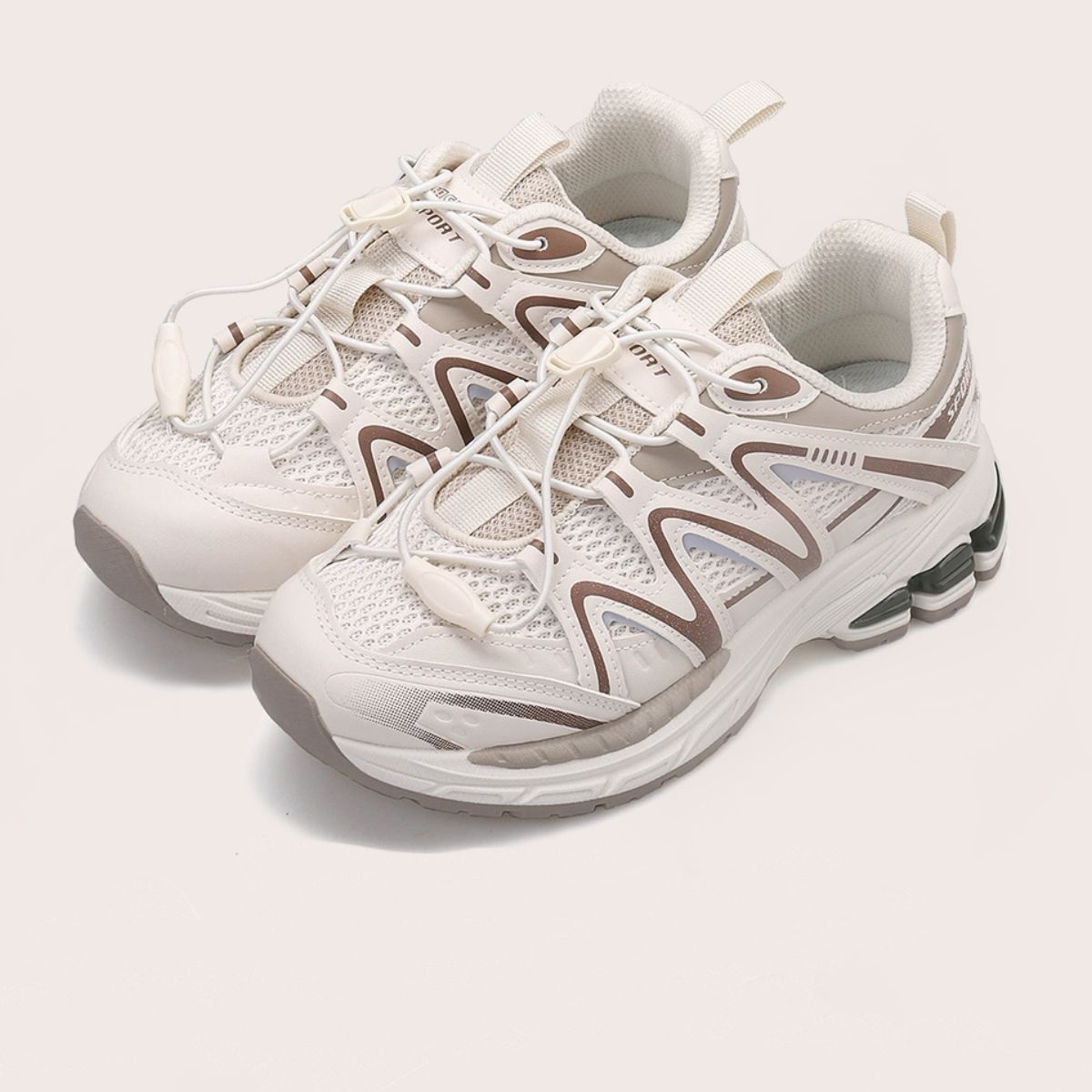 Elastic Lock Laces Mesh Breathable Athletic Beige / 38(US7) Beige / 39(US8) Beige / 40(US9) Beige / 38(US7)-Beige / 39(US8)-Beige / 40(US9)-Black / 35(US4)-Black / 36(US5)-Gray / 35(US4)-Black / 37(US6)-Black / 38(US7)-Black / 39(US8)-Black / 40(US9)-Gray / 36(US5)-Gray / 37(US6)-Gray / 38(US7)-Gray / 39(US8)-Gray / 40(US9)-Beige / 35(US4)-Beige / 36(US5)-Beige / 37(US6)-