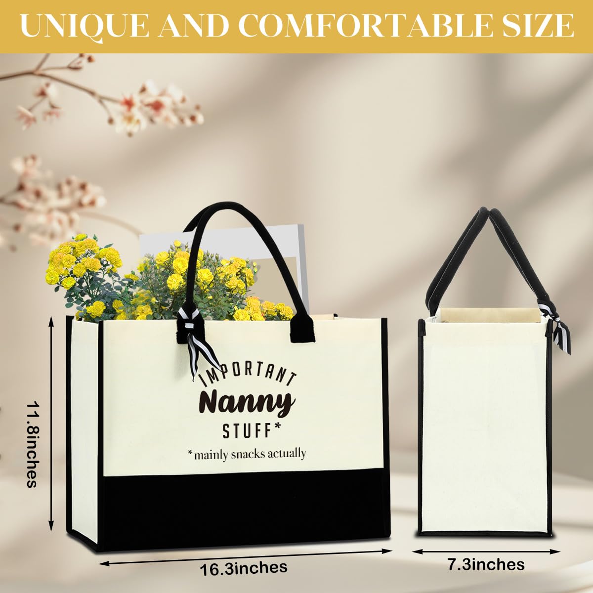 FORBIDDEN PAPER Gifts Tote Bag Important Stuff Tote Gift Gifts Birthday for Shopping Bag Grocery Bag Utility Tote