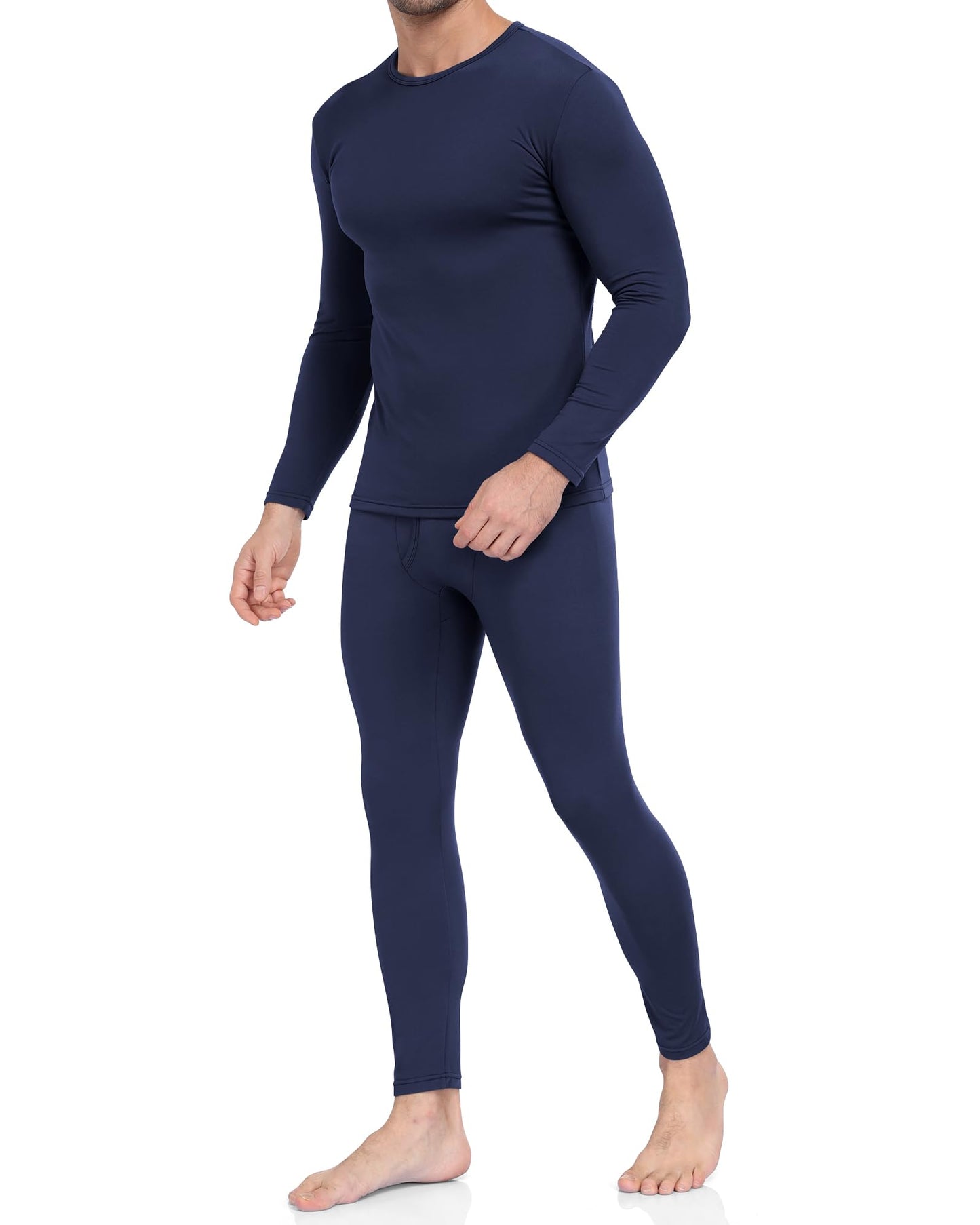 WEERTI Thermal Underwear for Men Long Johns with Fleece Lined Base Layer Men Cold Weather Top Bottom