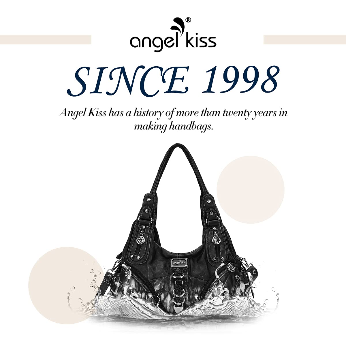 Angelkiss Hobo Purses and handbags for Women Satchel Handbag Women Purses Large Daily Shoulder Bags