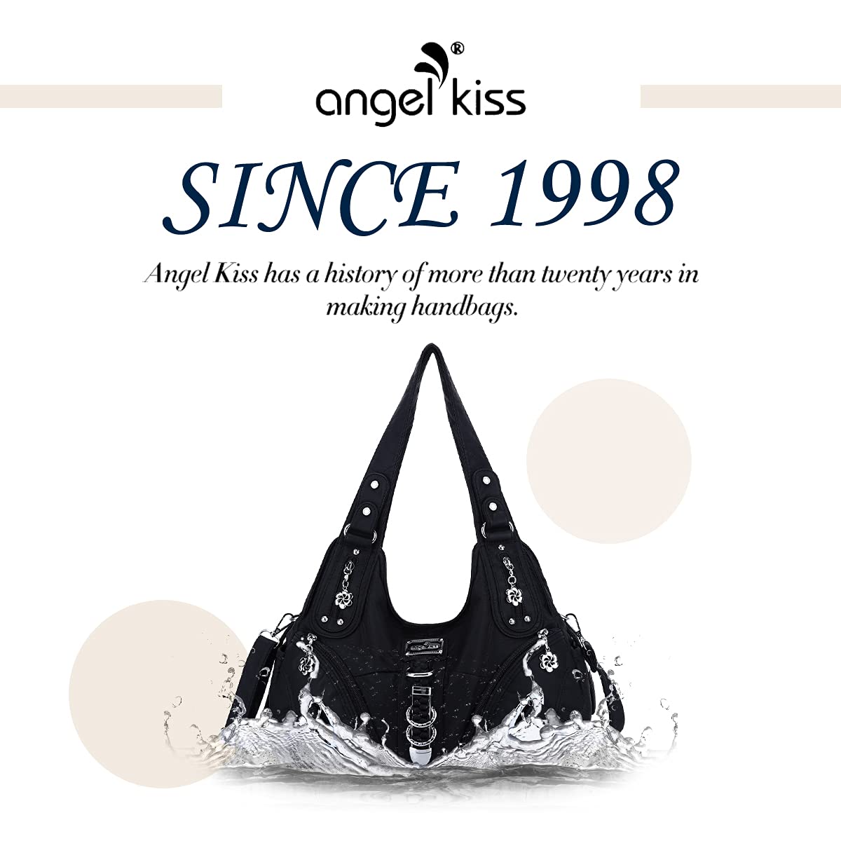 Angelkiss Hobo Purses and handbags for Women Satchel Handbag Women Purses Large Daily Shoulder Bags