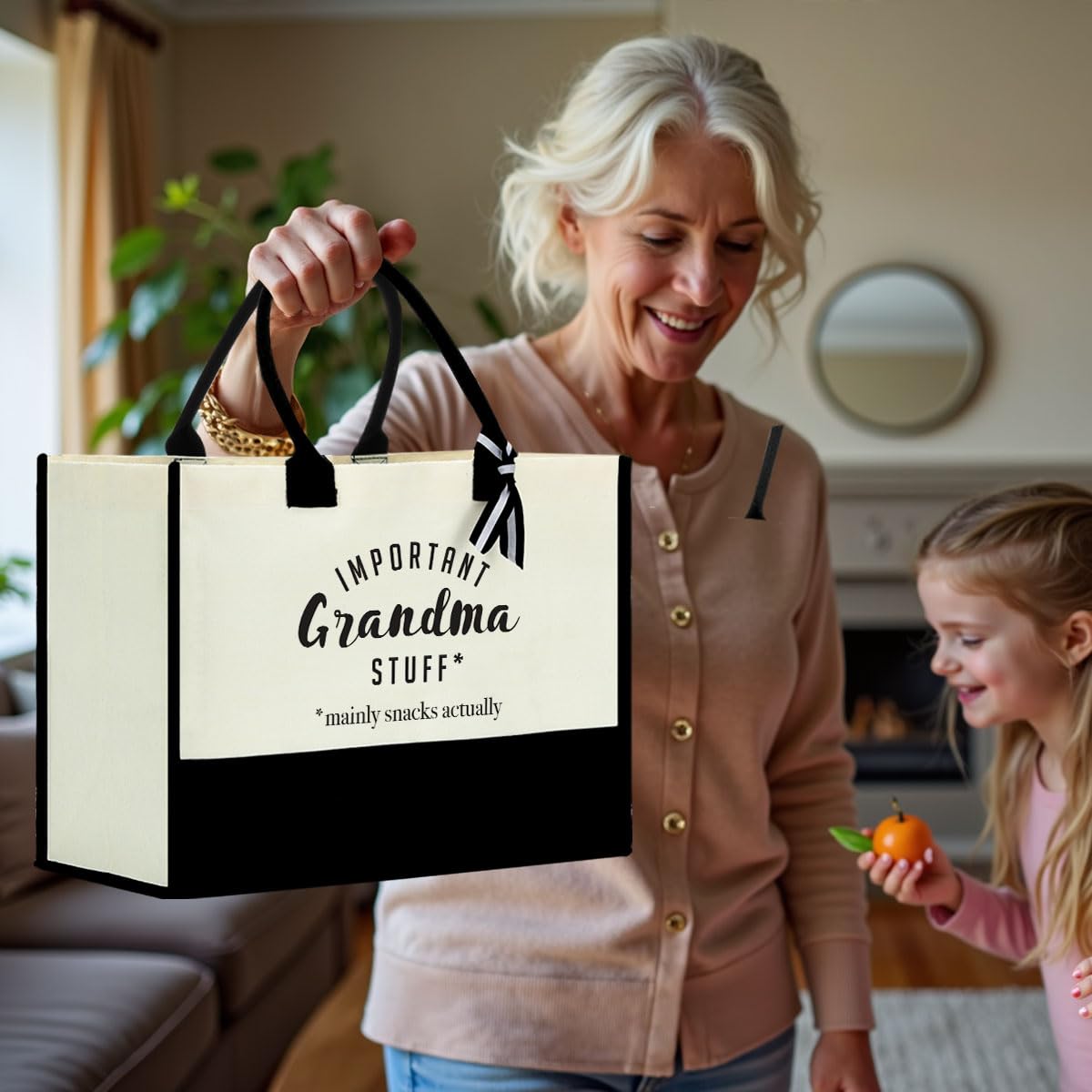 FORBIDDEN PAPER Gifts Tote Bag Important Stuff Tote Gift Gifts Birthday for Shopping Bag Grocery Bag Utility Tote