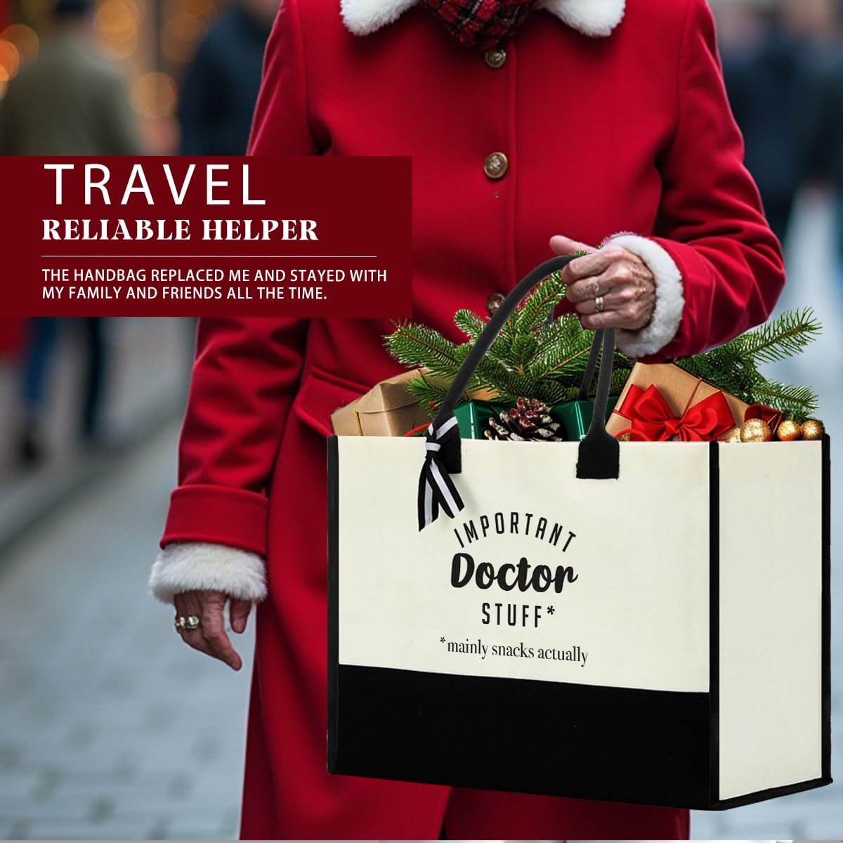 FORBIDDEN PAPER Gifts Tote Bag Important Stuff Tote Gift Gifts Birthday for Shopping Bag Grocery Bag Utility Tote