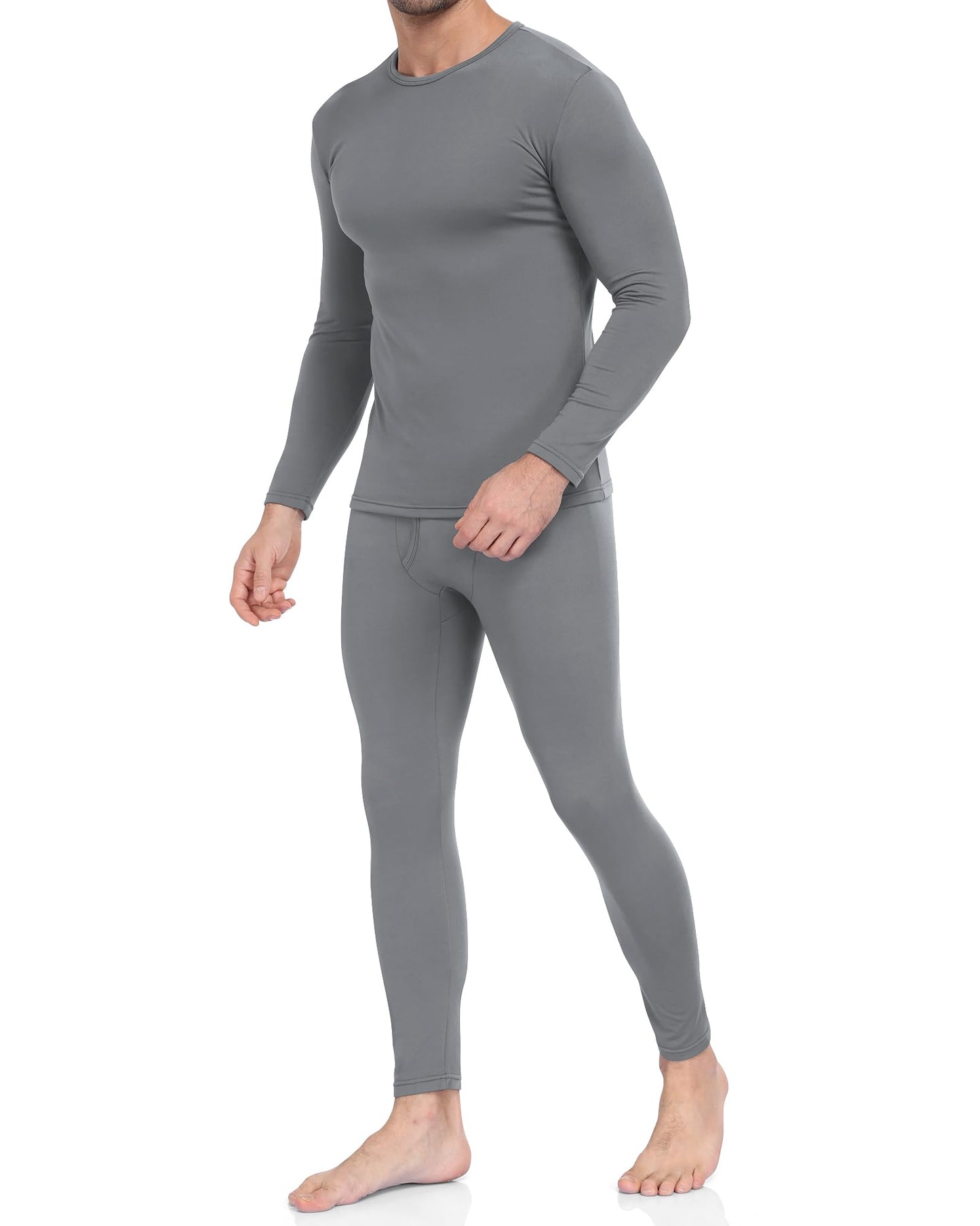 WEERTI Thermal Underwear for Men Long Johns with Fleece Lined Base Layer Men Cold Weather Top Bottom