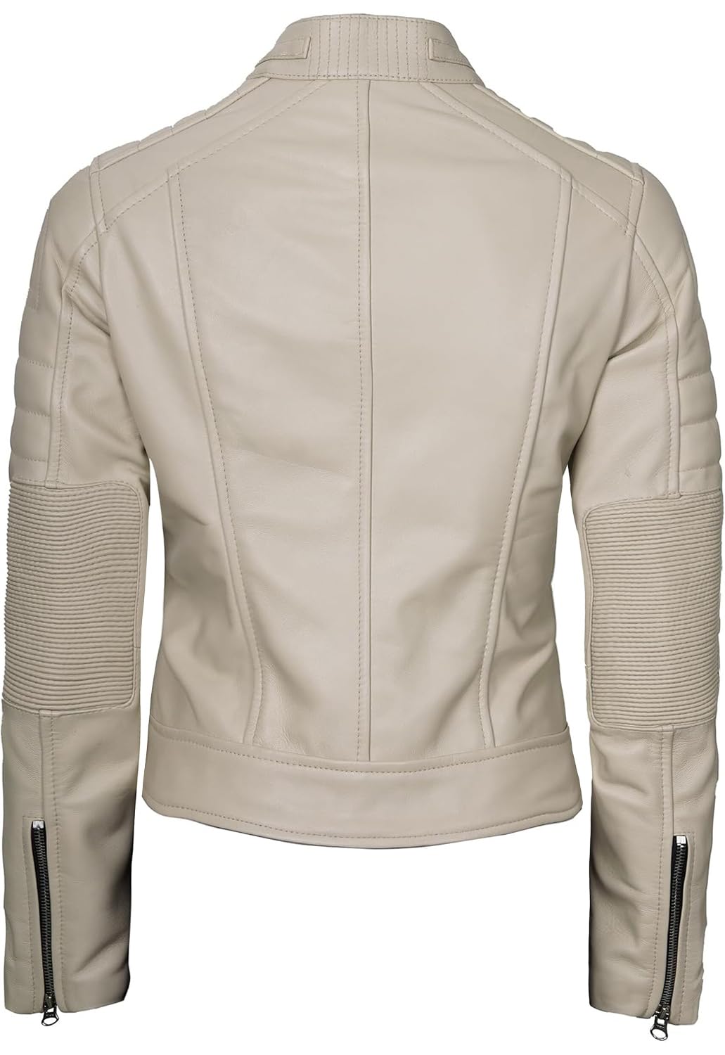 Decrum Leather Jacket Women - Stylish Casual Real Lambskin Leather Jackets for Women