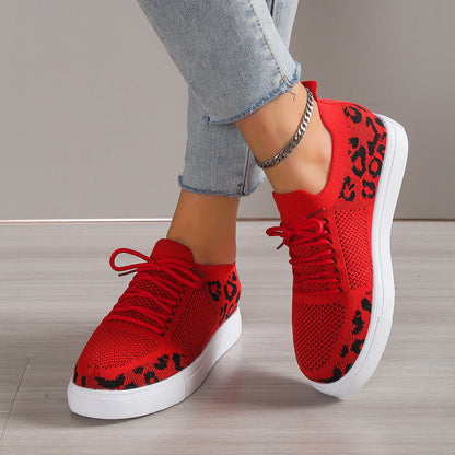 Lace-Up Leopard Flat Sneakers White / 37(US6) White / 38(US7) White / 39(US8) White / 37(US6)-White / 38(US7)-White / 39(US8)-White / 40(US9)-Black / 36(US5)-White / 41(US10)-White / 42(US10.5)-White / 43(US11)-Red / 36(US5)-Red / 37(US6)-Red / 38(US7)-Red / 39(US8)-Red / 40(US9)-Red / 41(US10)-Red / 42(US10.5)-Red / 43(US11)-Black / 37(US6)-Black / 38(US7)-Black / 39(US8)-Black / 40(US9)-Black / 41(US10)-Black / 42(US10.5)-Black / 43(US11)-White / 36(US5)-