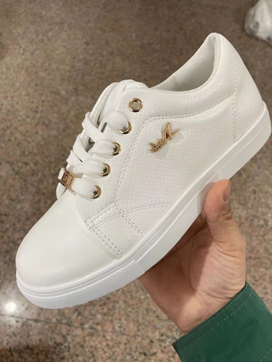 Round Toe Lace Up Sneakers Black / 37(US6) Black / 38(US7) Black / 39(US8) Black / 37(US6)-Black / 38(US7)-Black / 39(US8)-White / 36(US5)-Black / 40(US9)-Black / 41(US10)-Black / 42(US10.5)-Black / 43(US11)-Caramel / 36(US5)-Caramel / 37(US6)-Caramel / 38(US7)-White / 37(US6)-Caramel / 39(US8)-Caramel / 40(US9)-Caramel / 41(US10)-Caramel / 42(US10.5)-Caramel / 43(US11)-White / 38(US7)-White / 39(US8)-White / 40(US9)-White / 41(US10)-White / 42(US10.5)-White / 43(US11)-Black / 36(US5)-