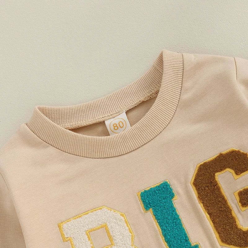 6M-4Y Toddler Baby Boy Big Brother Sweatshirt - Fashionqueene.com-2023-08-07 Lioraitiin 6M-4Y Toddler Baby Boy Big Brother Sweatshirt Crewneck Shirt Fall Winter Clothes