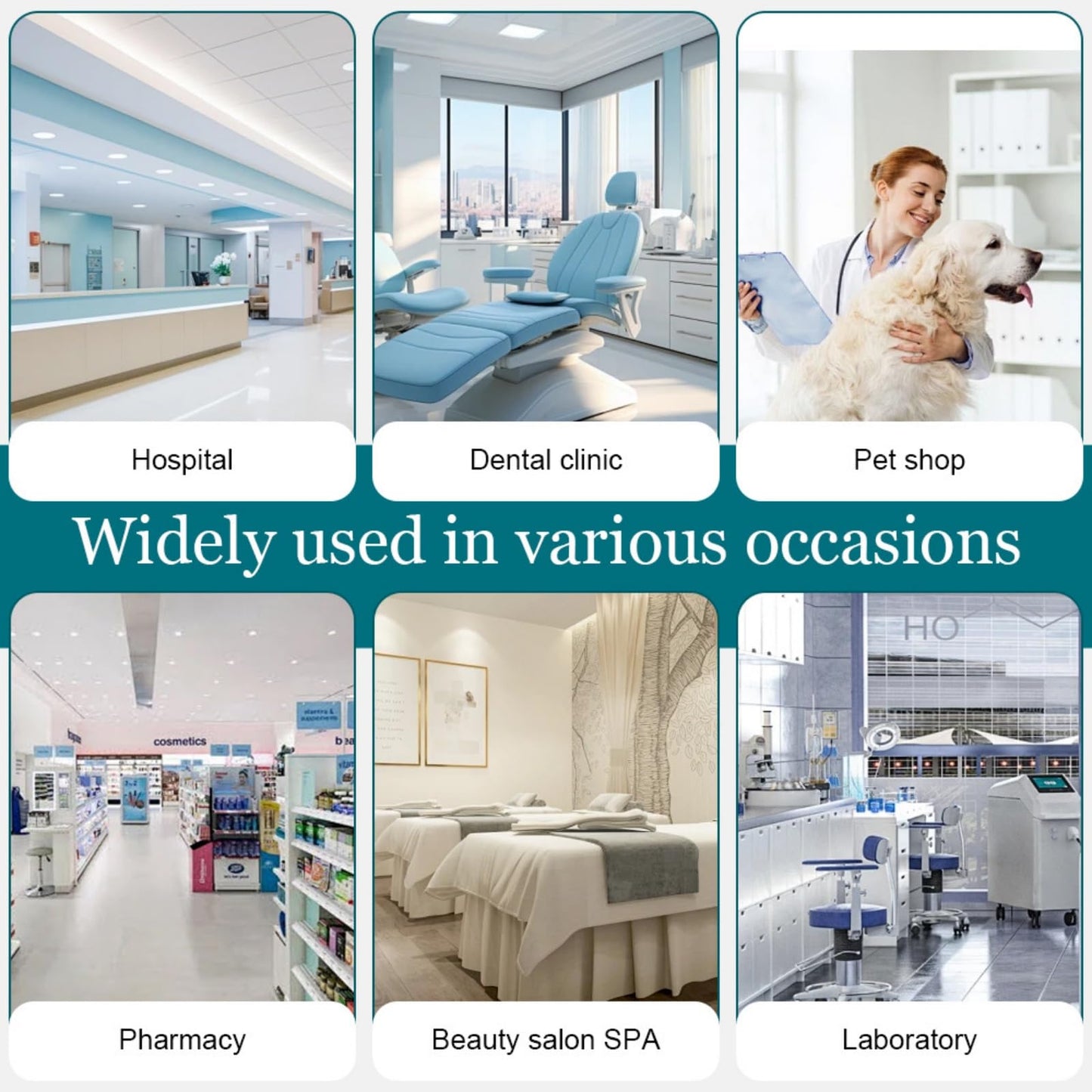 V-neck medical nurse uniform set, hospital work clothes, suitable for nurses, dentists, veterinarians，beautician