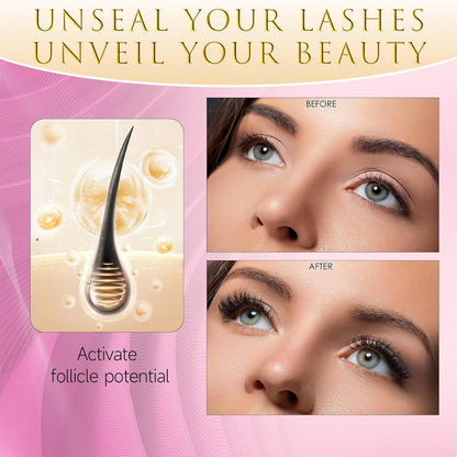 Eyelash Growth Serum - Natural Lash Enhancer with 15 Botanical Extracts - Advanced Lash Formula for Longer, Thicker, Fuller Looking Lashes - Oil-Free, Hypoallergenic & Gentle - 3ml