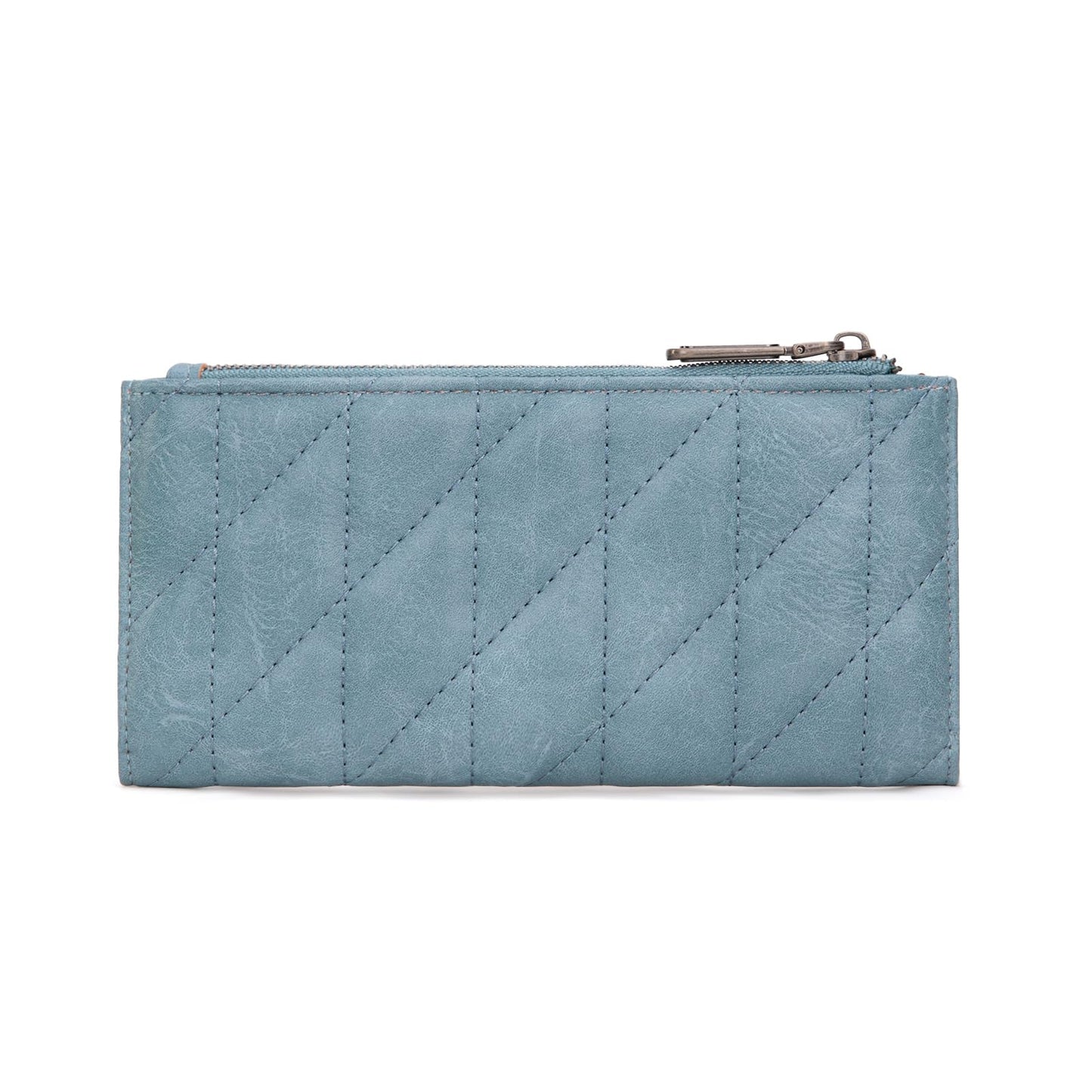 Wrangler Cow Print Wallets Womens Bifold Credit Card Wallet Women's Wallets, Card Cases & Money Organizers Brown Wallet for Women Ladies Female Cash Wallett with Smooth Zipper