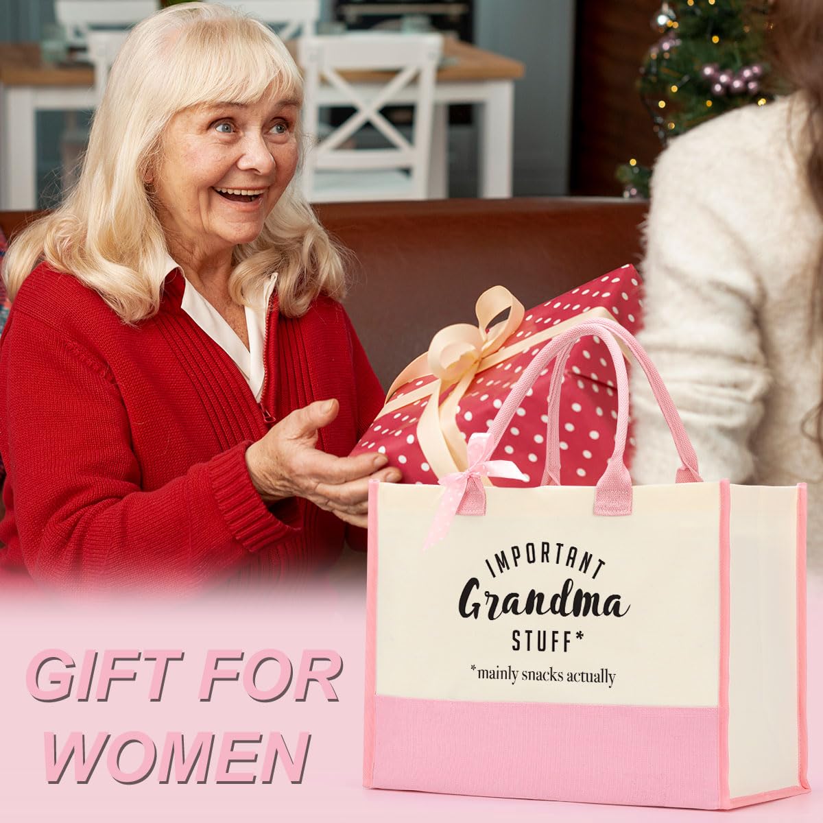 FORBIDDEN PAPER Gifts Tote Bag Important Stuff Tote Gift Gifts Birthday for Shopping Bag Grocery Bag Utility Tote