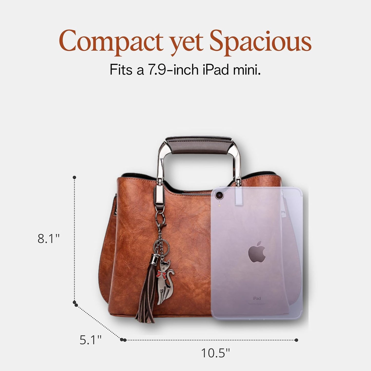 rofozzi Small Vegan Leather Purses for Women, Faux Leather Handbags for women, Top Handle Handbags, Satchel Purse