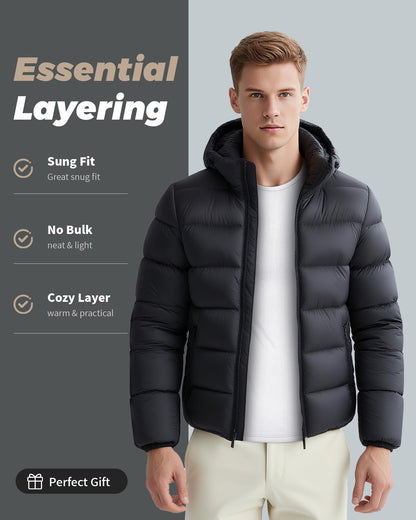 WEERTI Thermal Underwear for Men Long Johns with Fleece Lined Base Layer Men Cold Weather Top Bottom