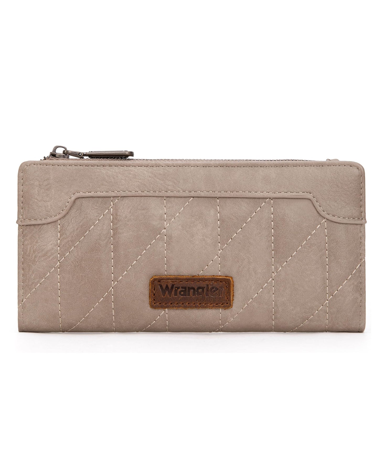 Wrangler Cow Print Wallets Womens Bifold Credit Card Wallet Women's Wallets, Card Cases & Money Organizers Brown Wallet for Women Ladies Female Cash Wallett with Smooth Zipper