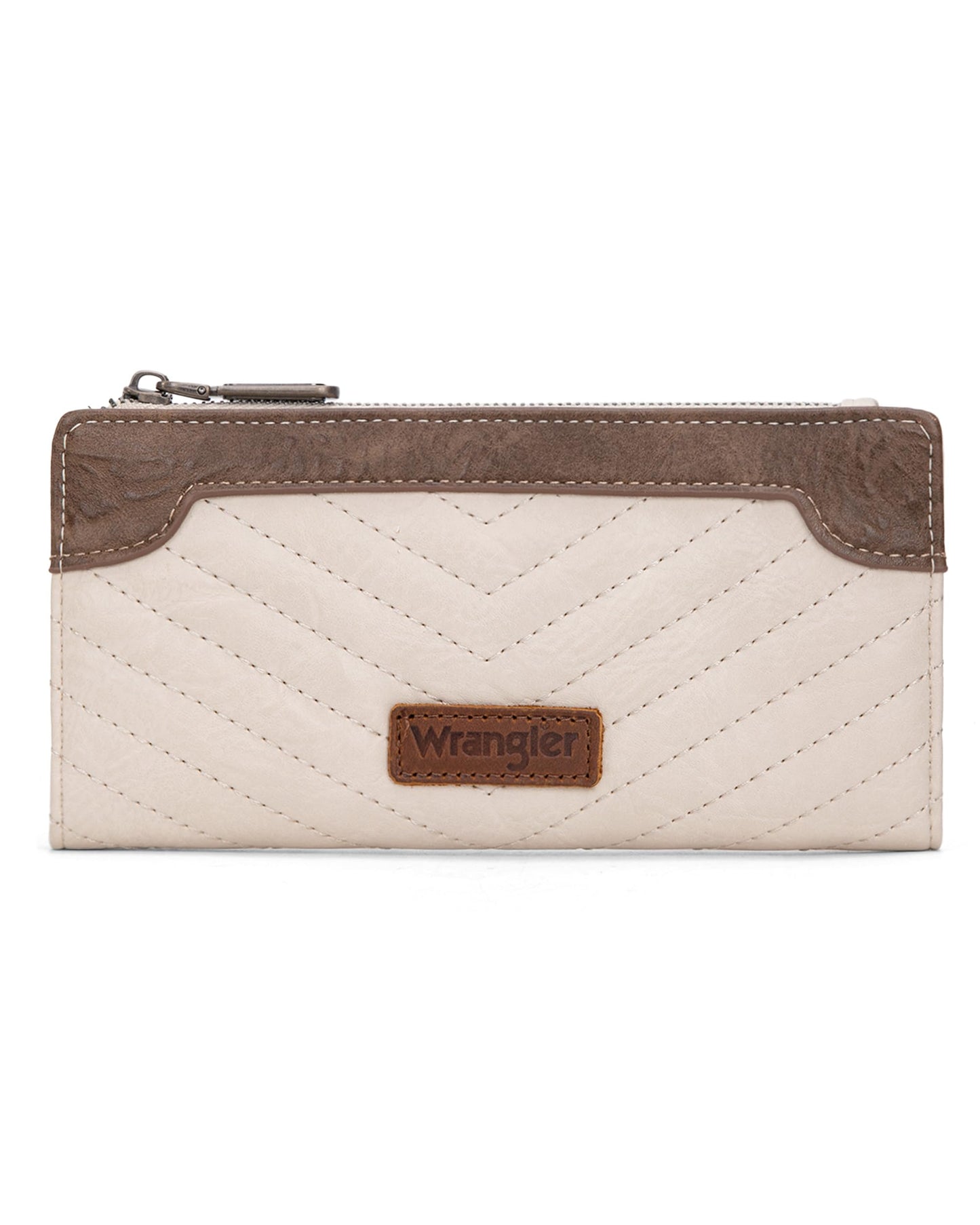 Wrangler Cow Print Wallets Womens Bifold Credit Card Wallet Women's Wallets, Card Cases & Money Organizers Brown Wallet for Women Ladies Female Cash Wallett with Smooth Zipper