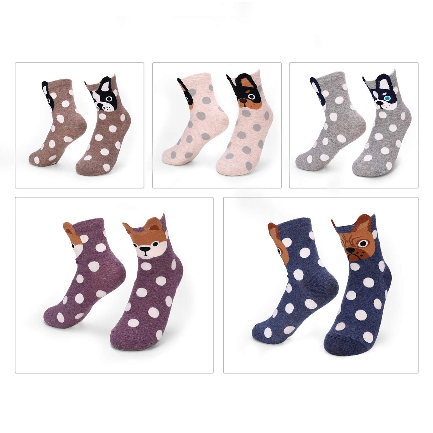 Jeasona Women's Cat Socks Cat Gifts Cute Animal Socks Dog Owl Gifts for Women