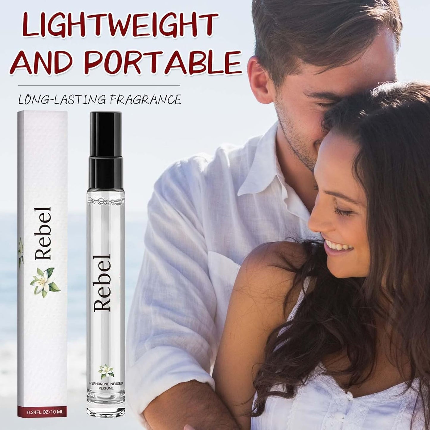 Rebel Cologne Pheromone for Men,Alloura Pheromone Perfume, Long Lasting Men's Cologne Fragrance(2PCS)