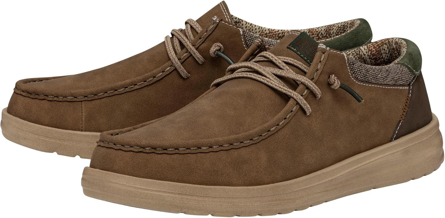 HEYDUDE Men's Paul | Men’s Shoes | Men's Lace Up Loafers | Comfortable & Light-Weight