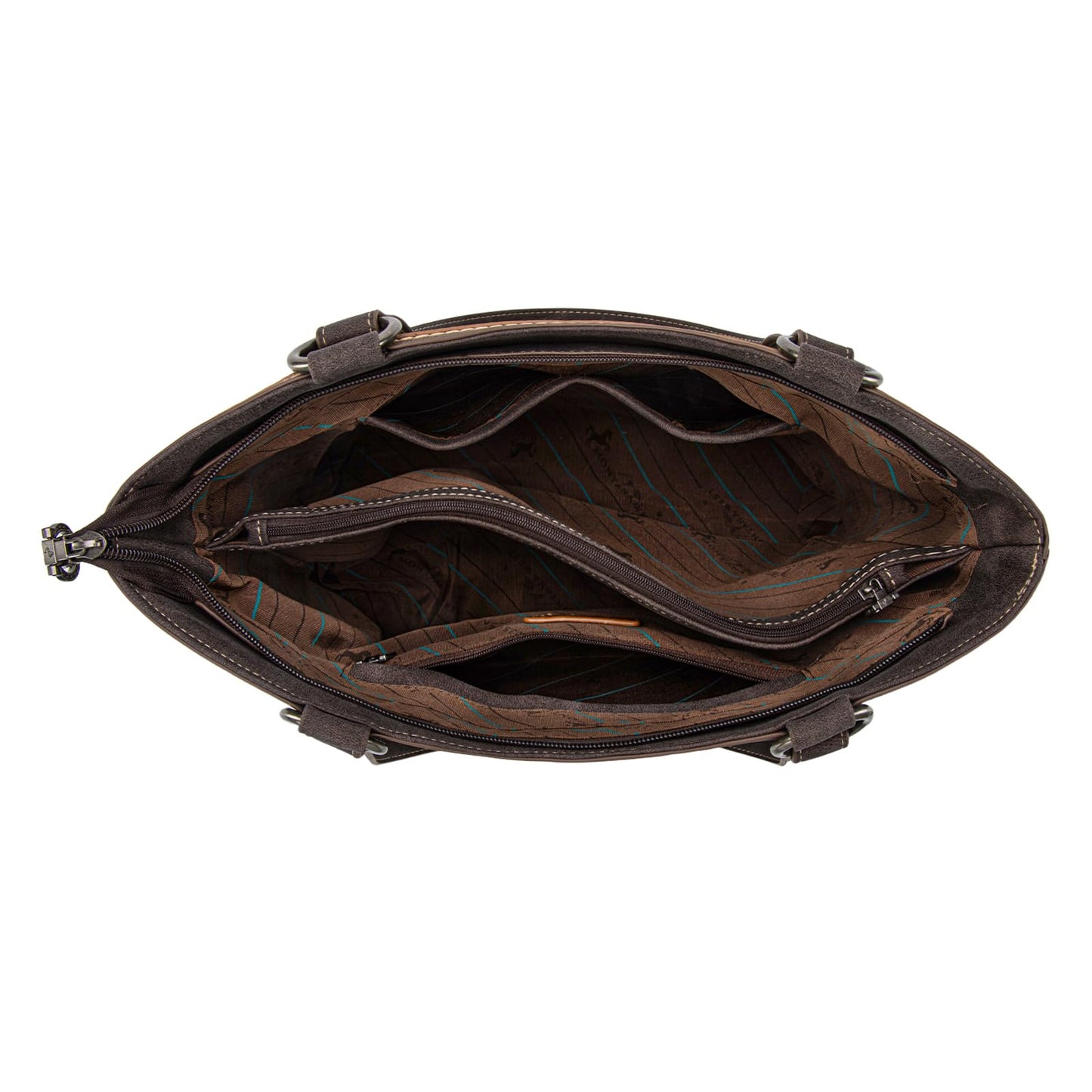 Montana West Western Tote Bag for Women Tooled Fringe Purse and Handbag with Wallet