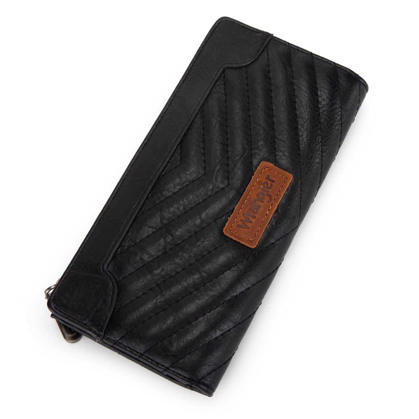 Wrangler Cow Print Wallets Womens Bifold Credit Card Wallet Women's Wallets, Card Cases & Money Organizers Brown Wallet for Women Ladies Female Cash Wallett with Smooth Zipper