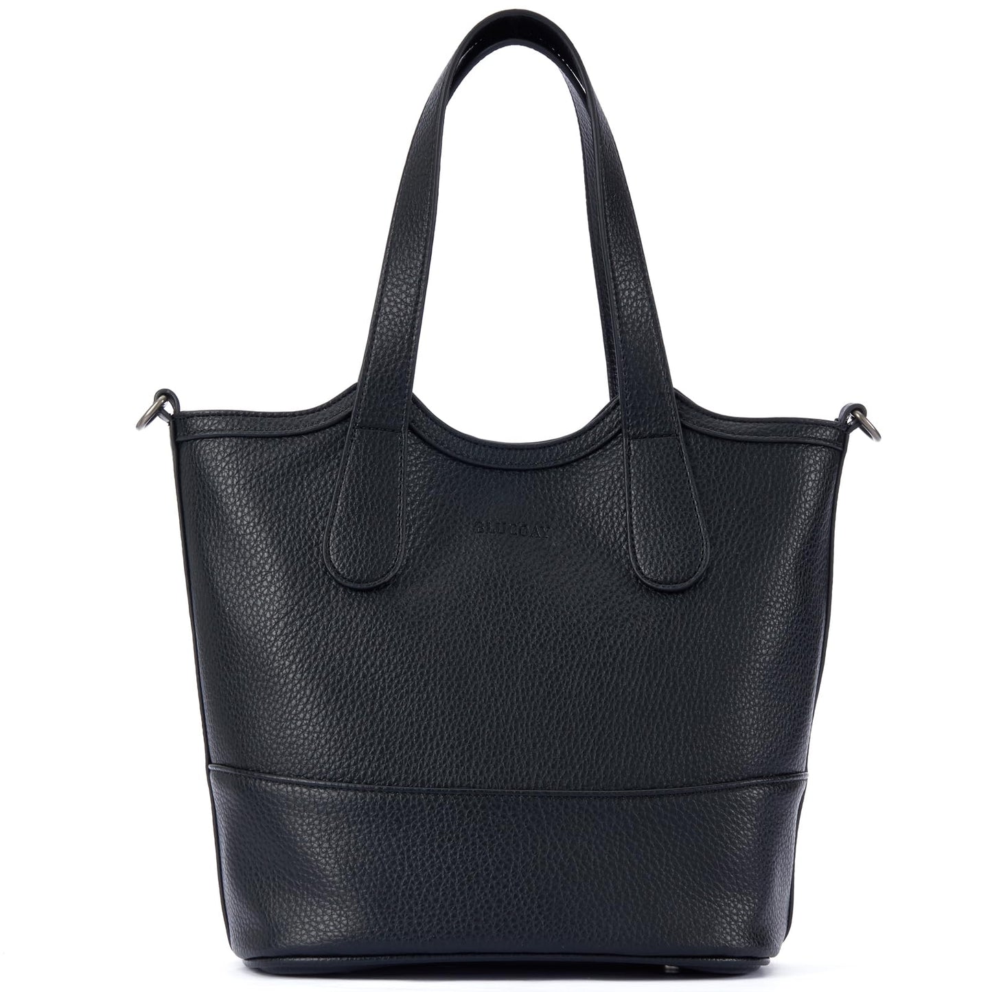 Top Handle Crossbody Bags for Women,Vegan Leather Bucket Purses for Women,Satchel Handbag with 2 Bottle Holder Pocket