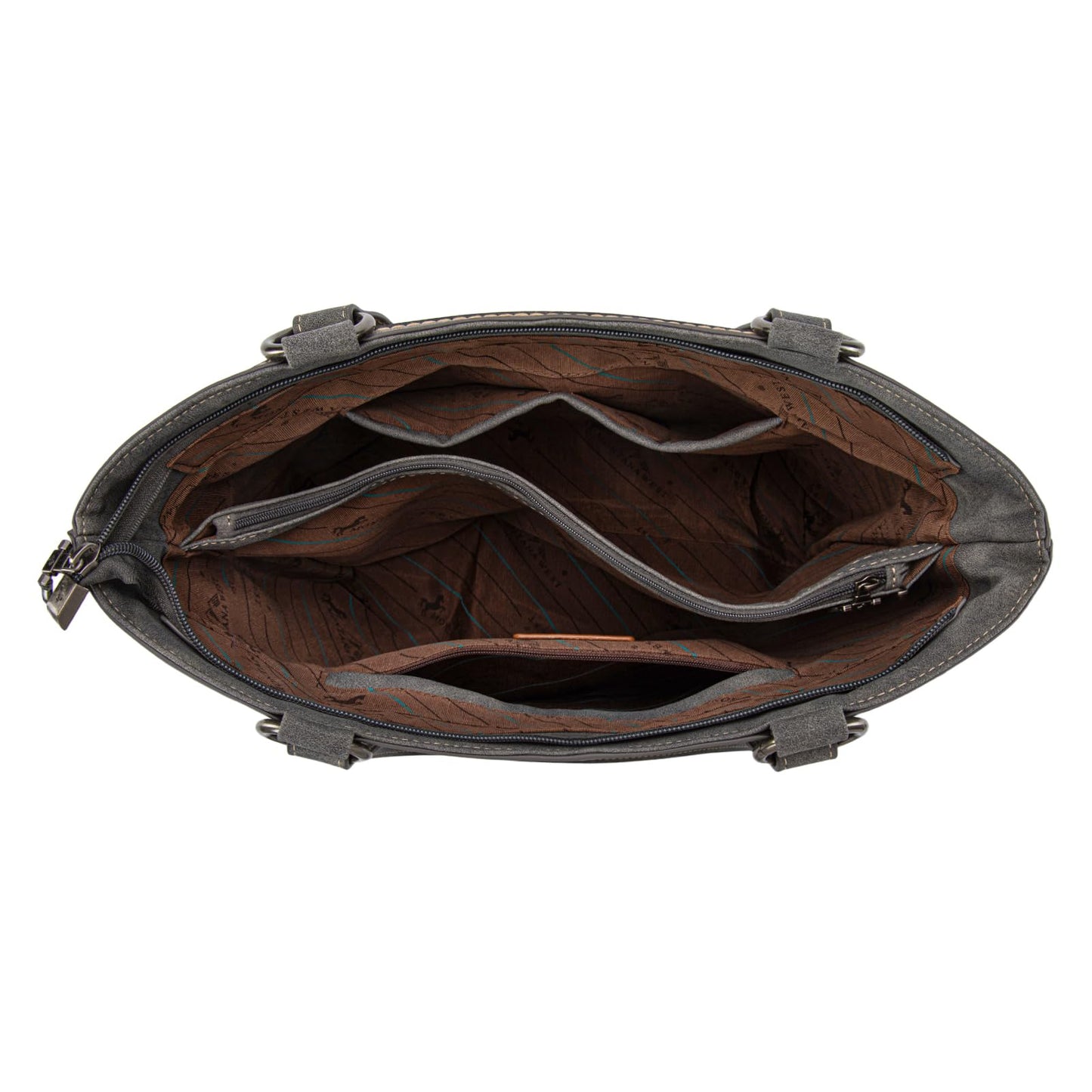 Montana West Western Tote Bag for Women Tooled Fringe Purse and Handbag with Wallet