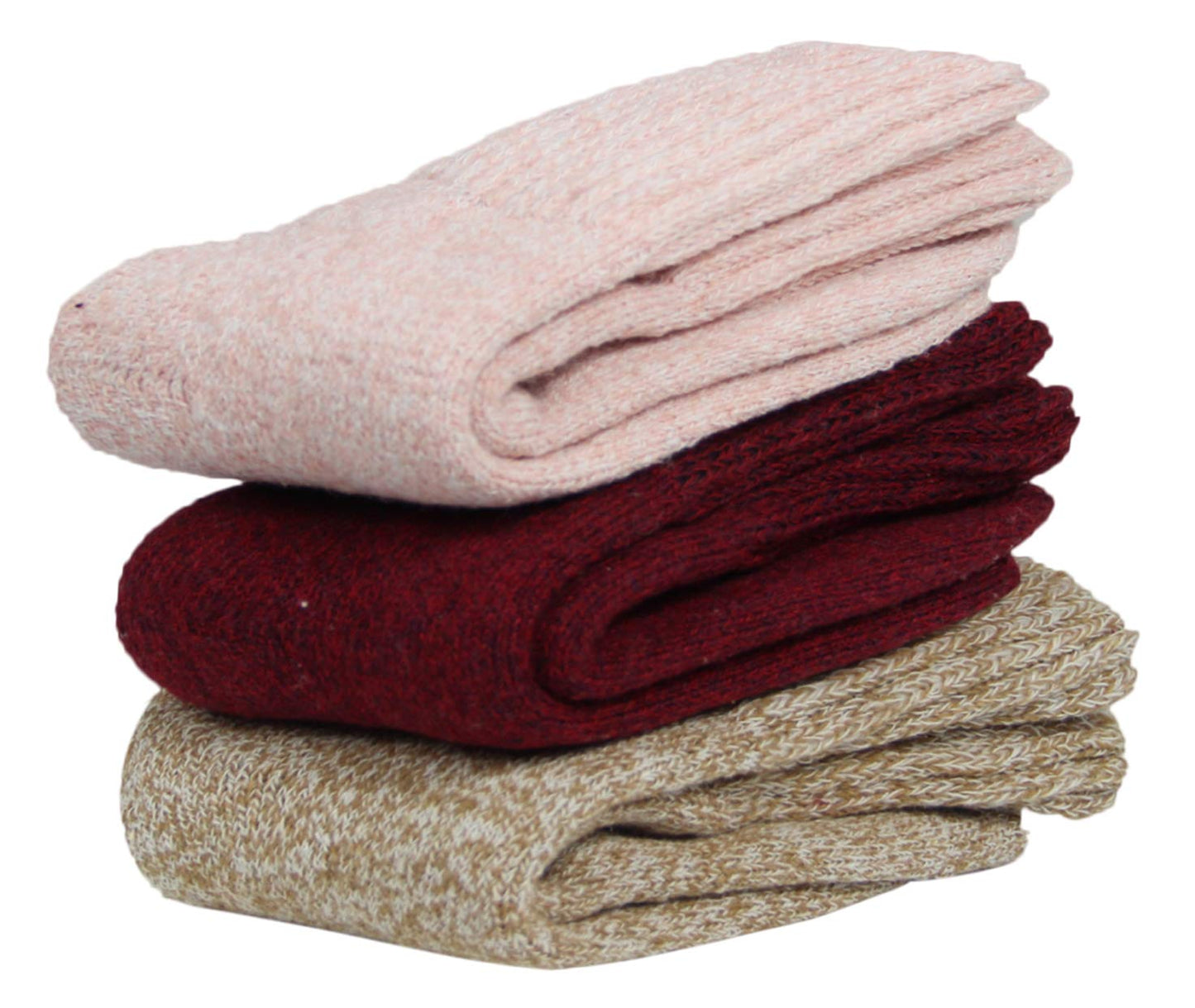 BomKinta Boot Socks for Women Winter Solid Thick Warm Socks Cozy Crew Socks Christmas Gift