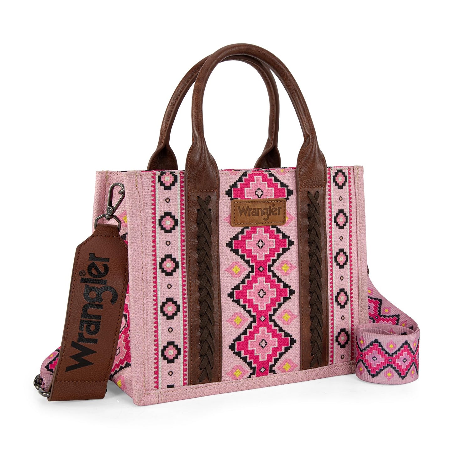 Wrangler Aztec Tote Bag for Women Boho Shoulder Purses and Handbags