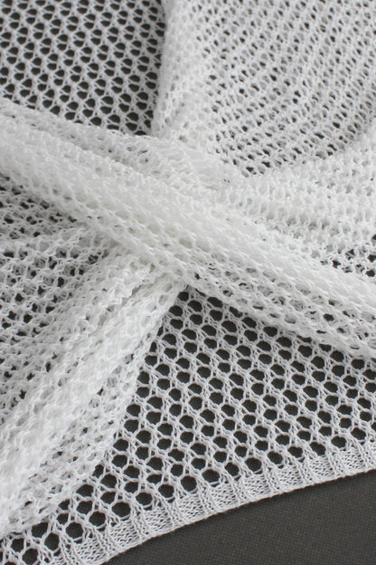 Twisted Backless Round Neck Knit Cover Up White / S White / M White / L White / S-White / M-White / L-